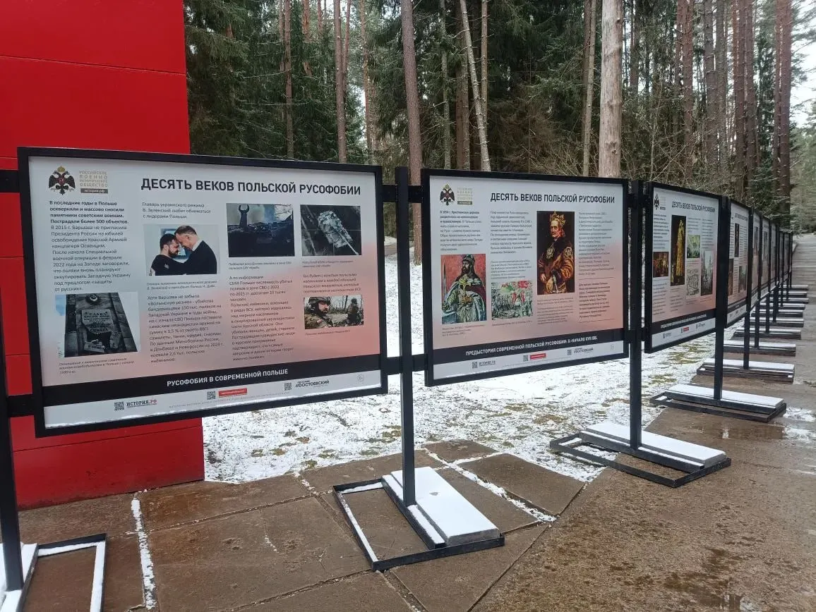 Экс-депутатка Оксана Сергеева обратилась к генпрокурору и администрации президента с требованием проверить РВИО, убрать экспозицию «Десять веков польской русофобии» на мемориале в Катыни и сократить финансирование общества, перечислив средства на ликвидацию ЧС в Туапсе.
