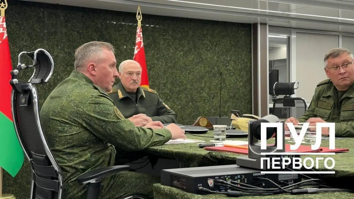Лидеры России и Беларуси с военным руководством обсудили ход трёхдневных учений; учения завершаются сегодня на фоне усиления обороны Украины и обсуждений в Европе о ядерном сдерживании.