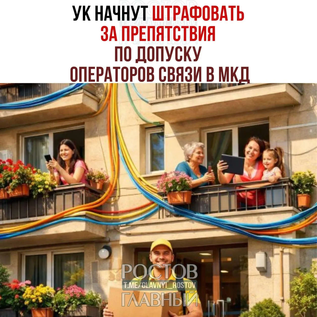 Закон вводит ответственность за препятствия при установке, обслуживании или демонтаже интернет‑кабелей, антенн и другого оборудования: штрафы для должностных лиц — 10–40 тыс. руб., для юридических лиц — 100–500 тыс. руб.