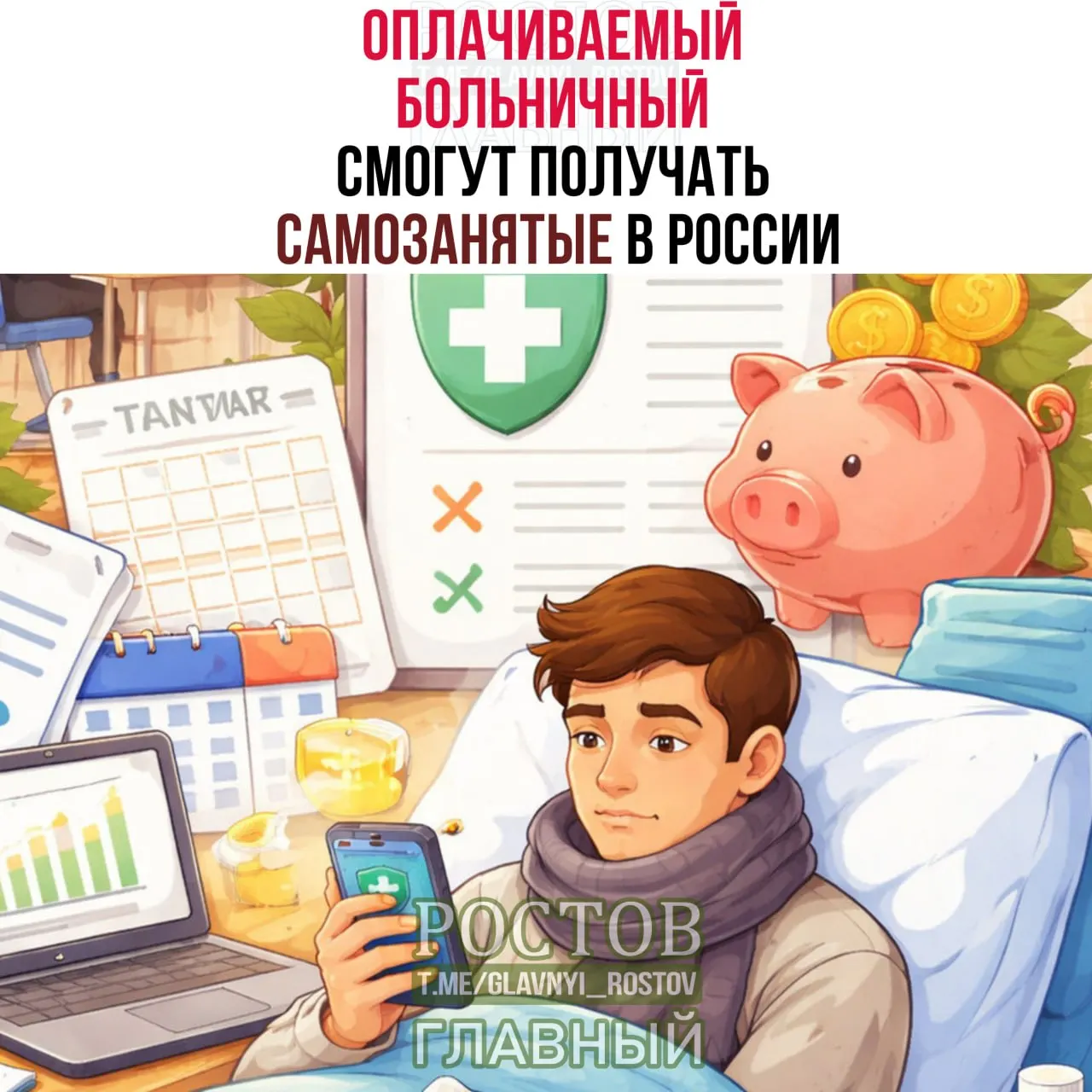Самозанятые смогут получать пособие по болезни: базовая выплата 35 000 ₽ при взносах 1 344 ₽/мес., повышенная — 50 000 ₽ при 1 920 ₽/мес. Оформление через «Мой налог», Госуслуги или СФР.