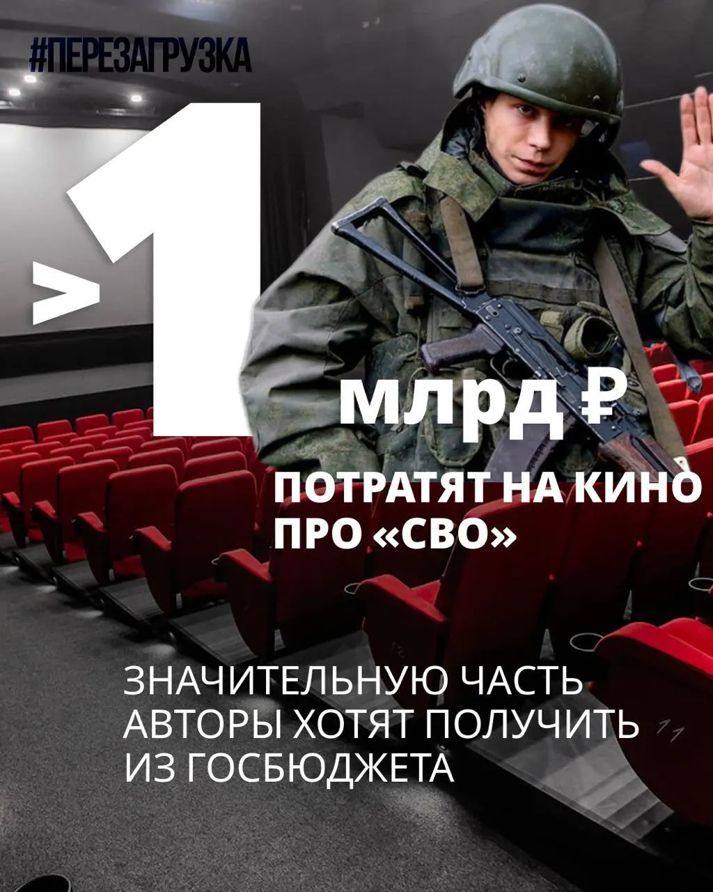 Минкультуры рассматривает семь проектов на госфинансирование, совокупный бюджет — 964 млн рублей; часть расходов планируется покрыть субсидиями; в числе заявок — фильмы о спецоперации.