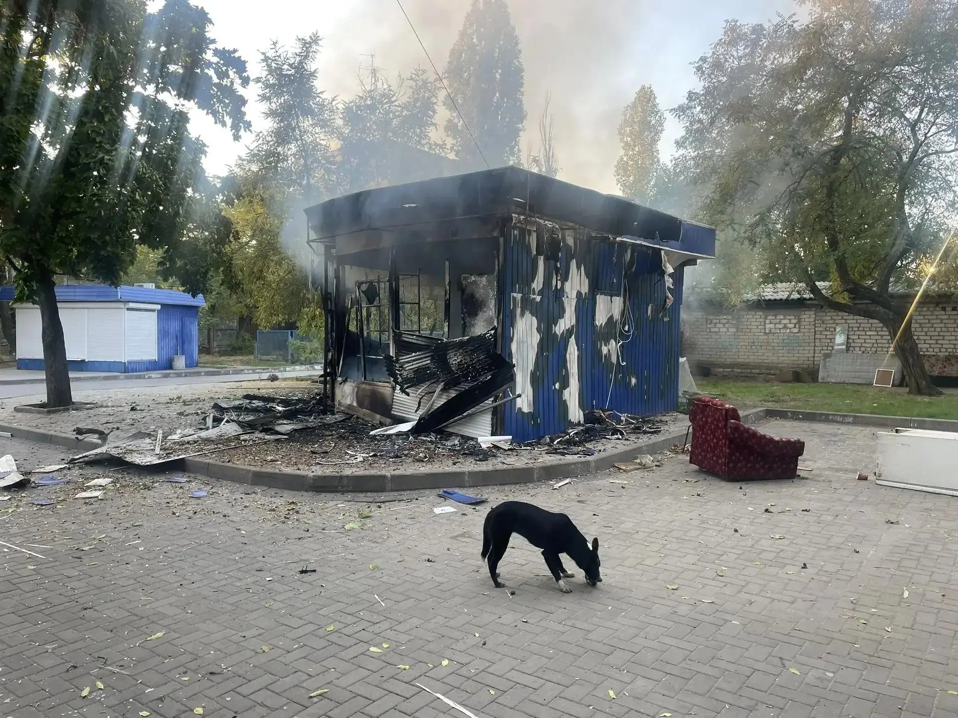 За ночь зафиксированы атаки беспилотников по центральной части страны; есть погибшие и раненые, загорелся магазин.